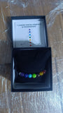 PULSERA CHAKRA 7 + CAJITA DE PRESENTACION
