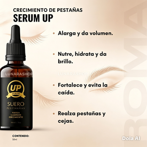 SERUM UP CRECIMIENTO DE PESTAÑAS Y CEJAS 30ML